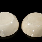 Pair of ‘Dingyao’ porcelain bowls, Song dynasty