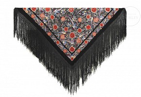 Large manila shawl 19th-20th century