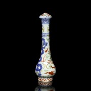 Porcelain Doucai paintbrus handle 