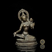 Metal figure ‘Syama Tara’, 20th century