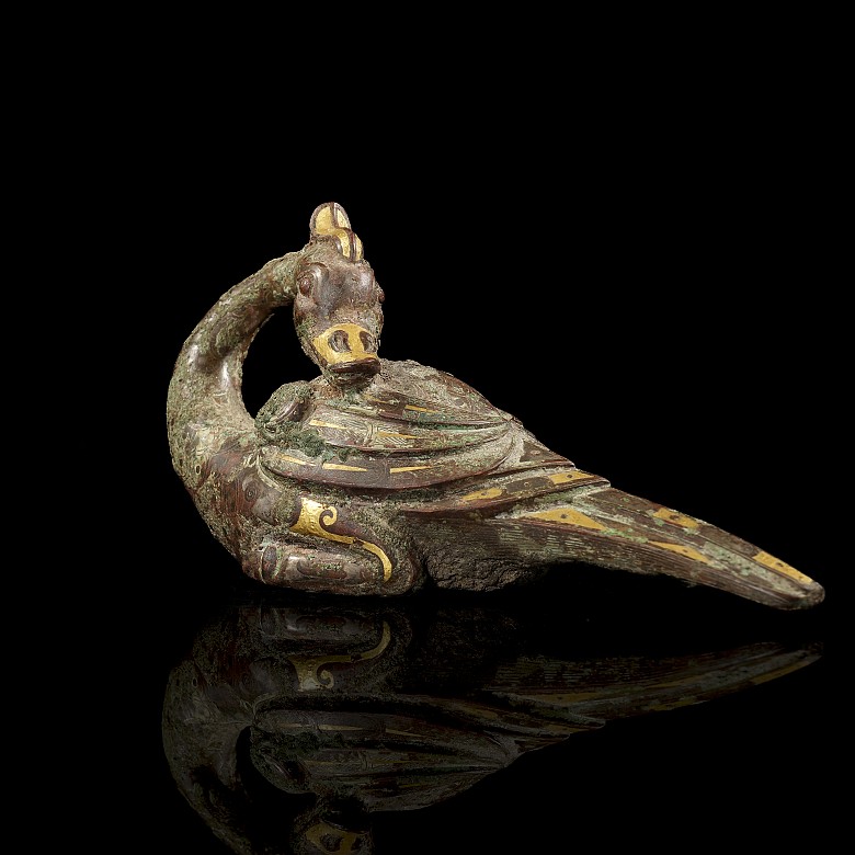 Bronze paperweight ‘Bird’, Tang dynasty