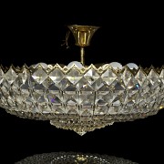 Ceiling lamp with glass beads, 20th century