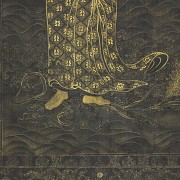 Chinese painting “Bodhidharma”, Qing dynasty, Qianlong period