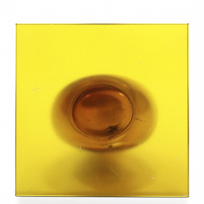 Molinary. Murano glass vase, 20th century