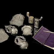 Small silver objects, 19th - 20th century