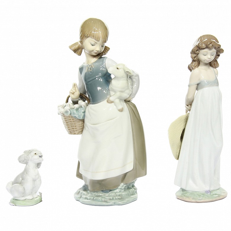 Lote de figuras de porcelana, Lladró