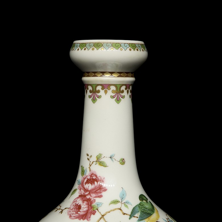 Porcelain vase, Kaiser, ‘Birds’, 20th century - 6