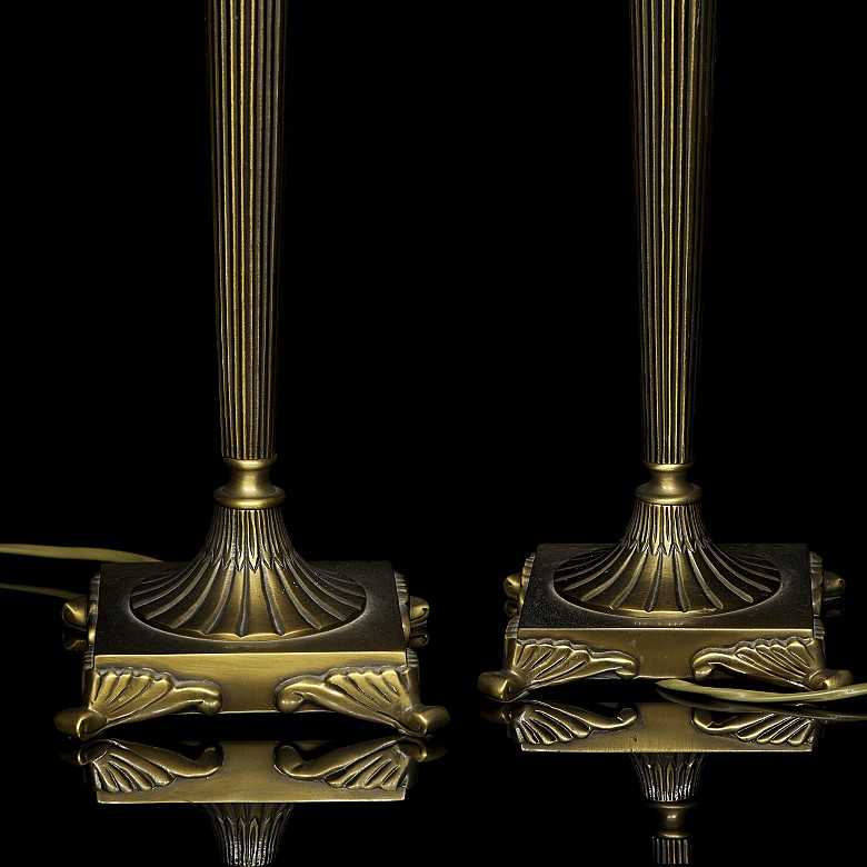 Almerich ‘Pair of lamps’, 20th century