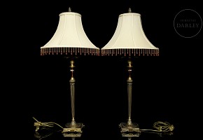 Almerich ‘Pair of lamps’, 20th century