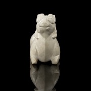 Carved stone figure ‘Ram’, Qing dynasty