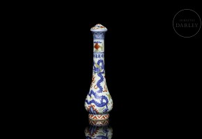 Porcelain Doucai paintbrus handle 