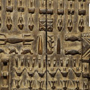 Dogon wooden door, Mali, 20th century