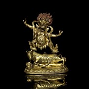 Gilded bronze figure ‘Wrathful Deity’, 18th-19th century