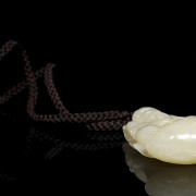 White jade ‘Fisherman’ pendant, Qing dynasty