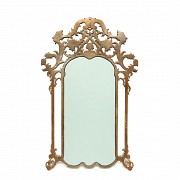 Large gilded wooden mirror, Louis XVI style - 5