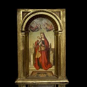 Altarpiece ‘Virgin Mary with the Child Jesus’, 19th century