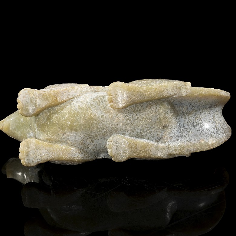 Carved jade figurine ‘Bird’, Han style