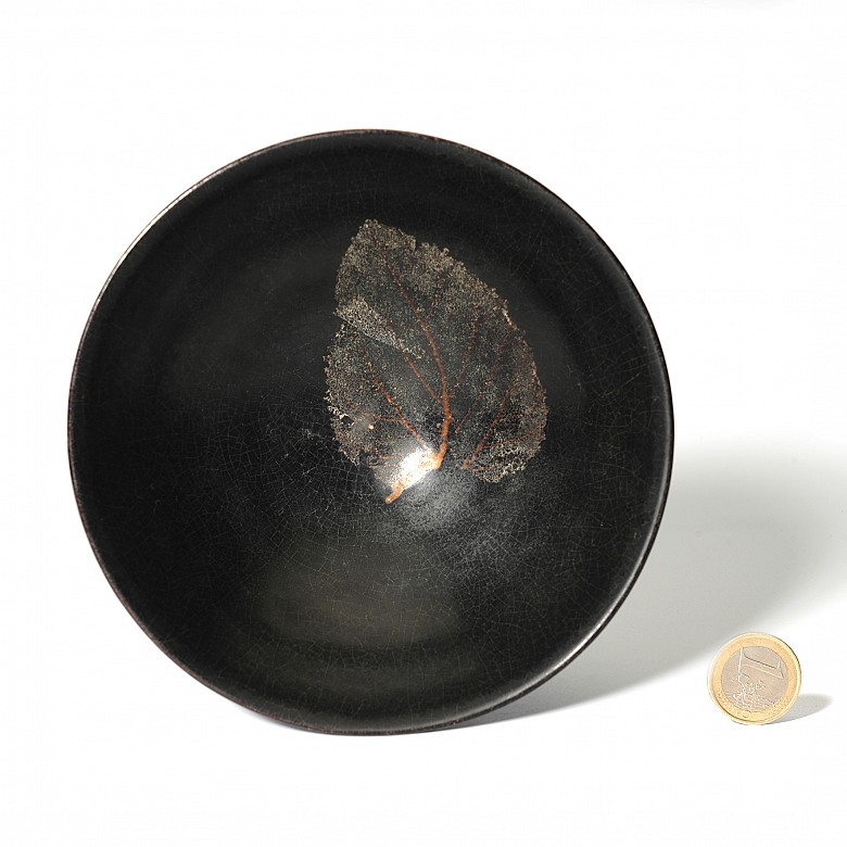 Black-glazed pottery bowl, Song dynasty