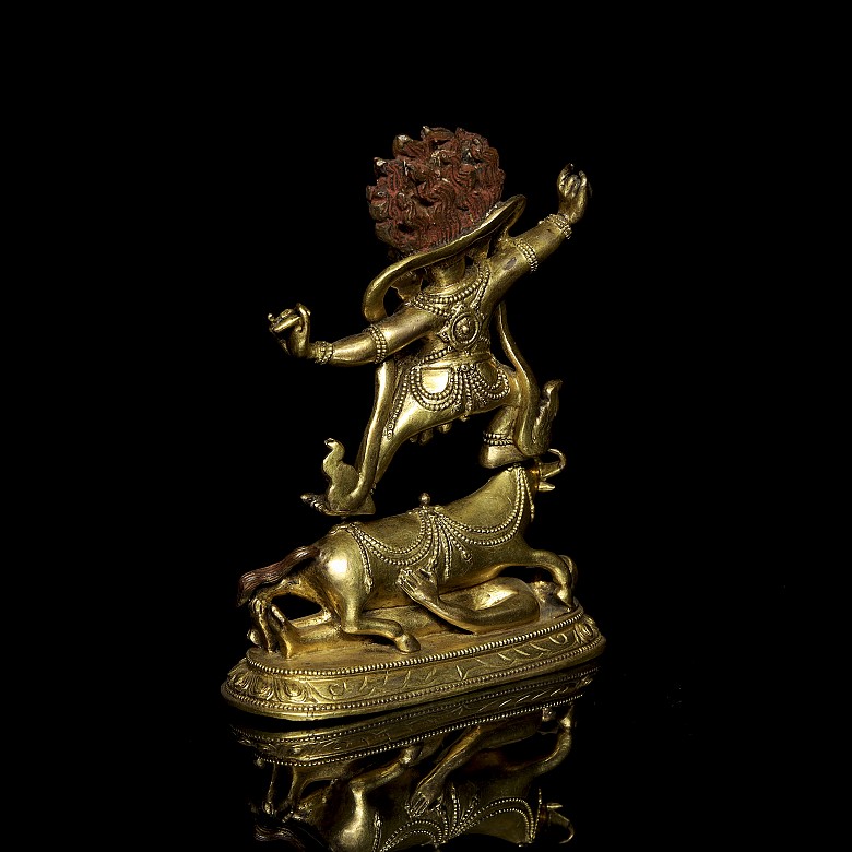 Gilded bronze figure ‘Wrathful Deity’, 18th-19th century