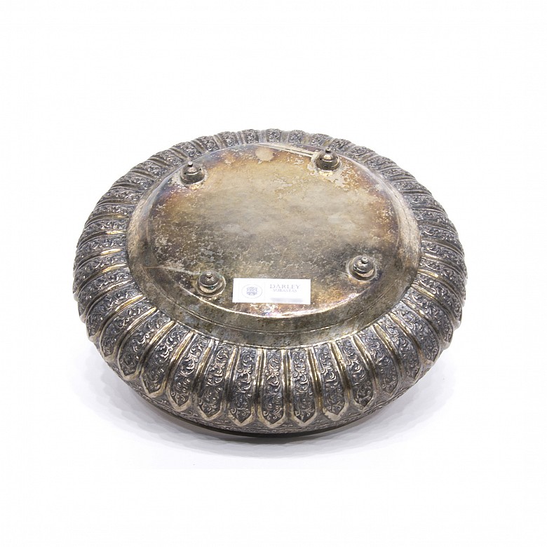 Embossed metal bowl, Indonesia, early 20th century