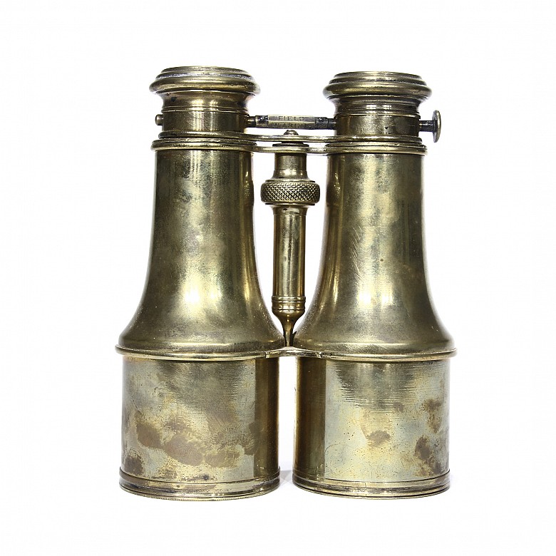 Copper spyglass and binoculars, s.XIX -s.XX