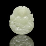 Natural jadeite archer ring, Qing dynasty