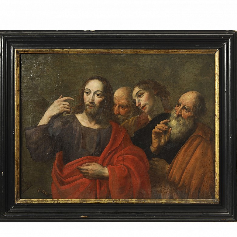 18th century Flemish School, ‘Christ and his apostles’