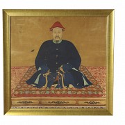 Chinese painting “Imperial Portrait”, Qing dynasty