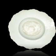 Enameled porcelain plate, 20th century