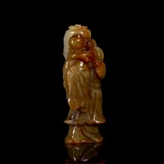 Jade figurine of Hetian “Elder” Qing dynasty