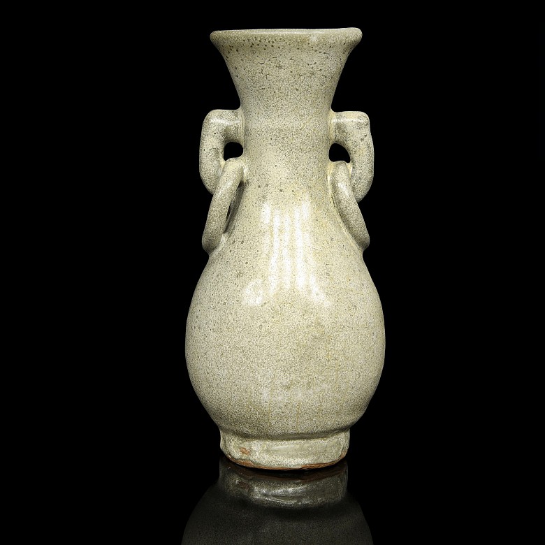 Glazed ceramic vase, 20th century