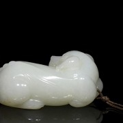 Colgante de jade blanco 