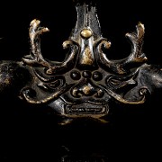 Bronze ‘Dragon’ brush stand, Qing dynasty