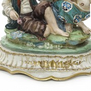 Figura de porcelana alemana, S.XX