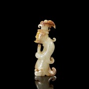 Carved jade figurine ‘Character’, Han style