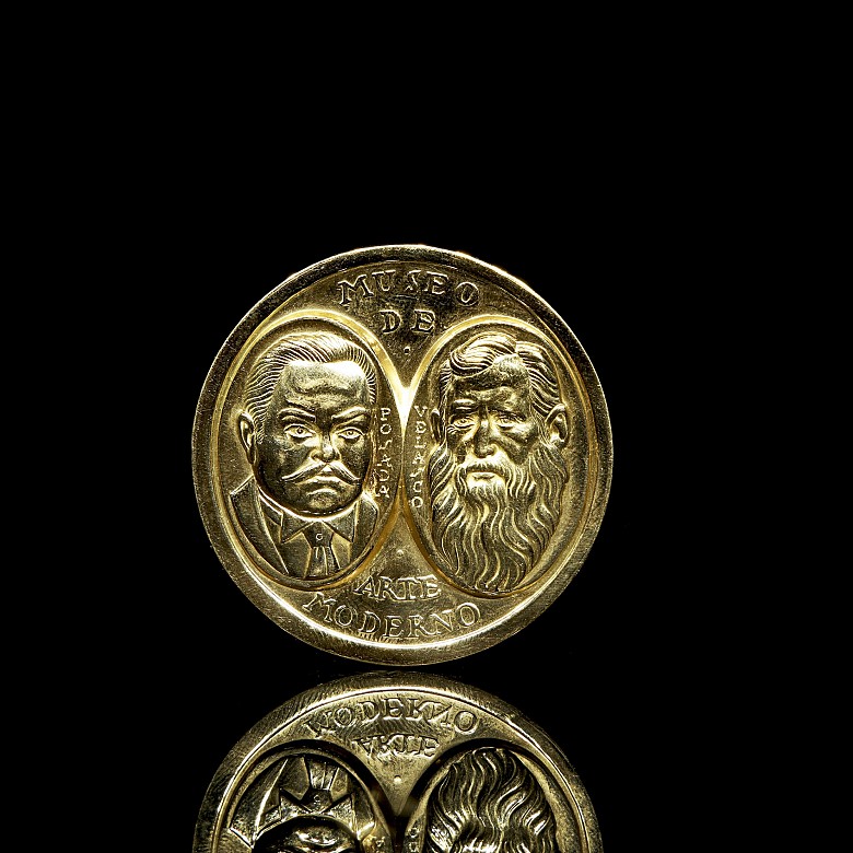 Moneda medalla de oro 