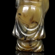 A Chinese girl shape Snuff bottle, Qing dynasty.