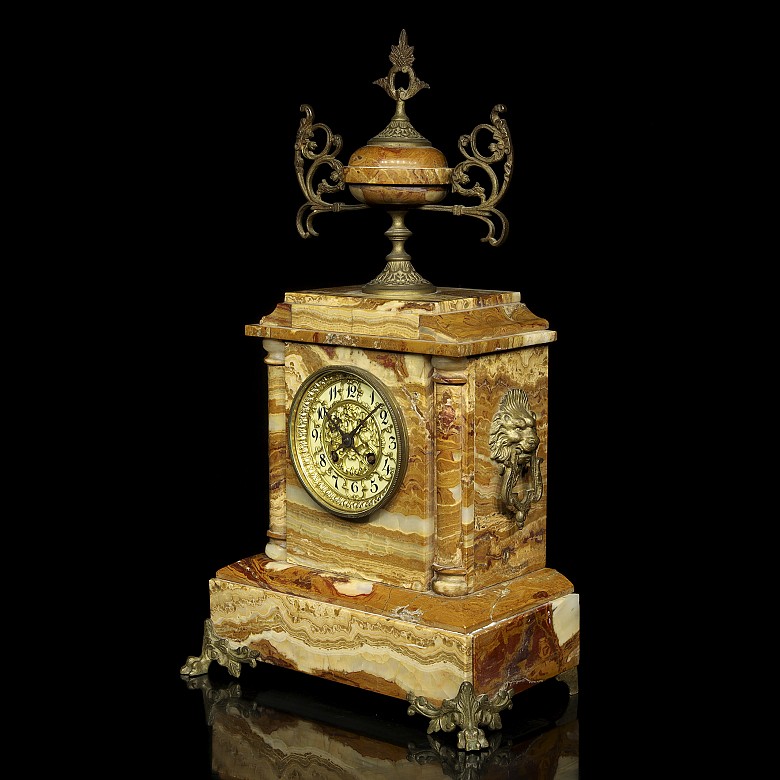 Reloj de ónix egipcio, Napoleón III, S.XIX