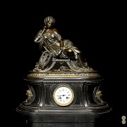 Gautier Eviteur ‘Bronze table clock’, late 19th century