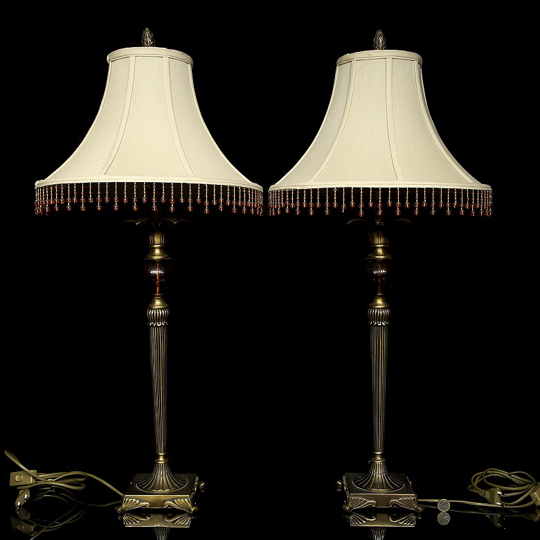 Almerich ‘Pair of lamps’, 20th century