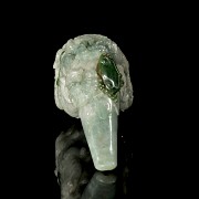 'Leonis and ruyi' jadeite pipe, Qing dynasty