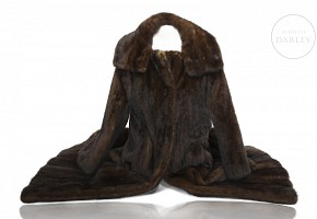 Mink fur coat