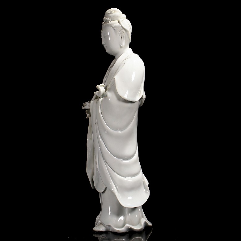 Guanyin white glazed porcelain, Qing dynasty