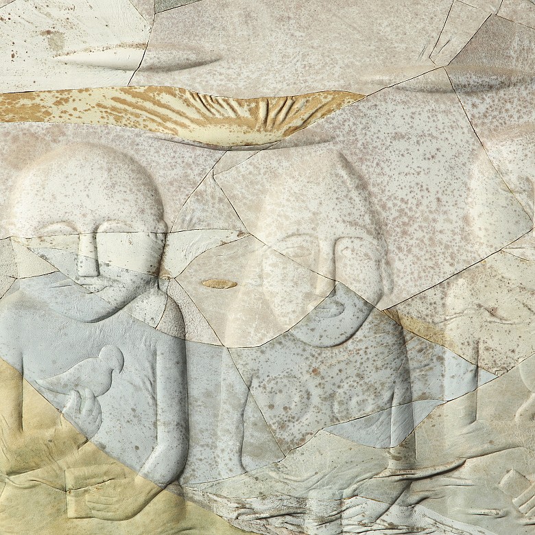 Amangul Ikhanova and Zhangi Umbetov ‘Balbal stone images’, 20th century