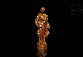 Wood carving ‘Immaculate’ 19th - 20th century