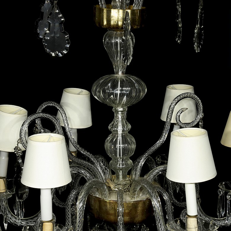 La Granja crystal chandelier ceiling lamp