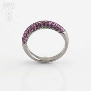 18k Black Ruby Ring