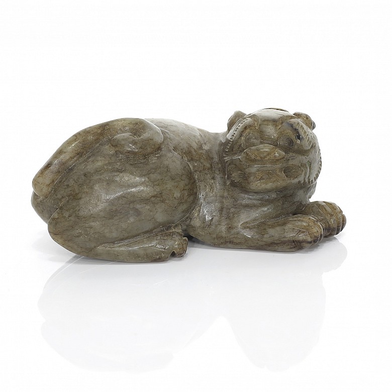 Chinese jade dog, Qing dynasty