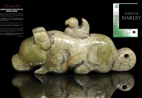 Jade sculpture 'Mythical Beast', Western Zhou Dynasty