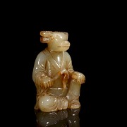 Set of Hetian jade figurines “The twelve signs of the zodiac”, Qing dynasty